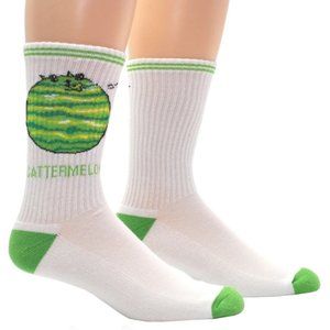 Exploding Kittens Cattermelon Crew Socks -‎ One Size Fits Most